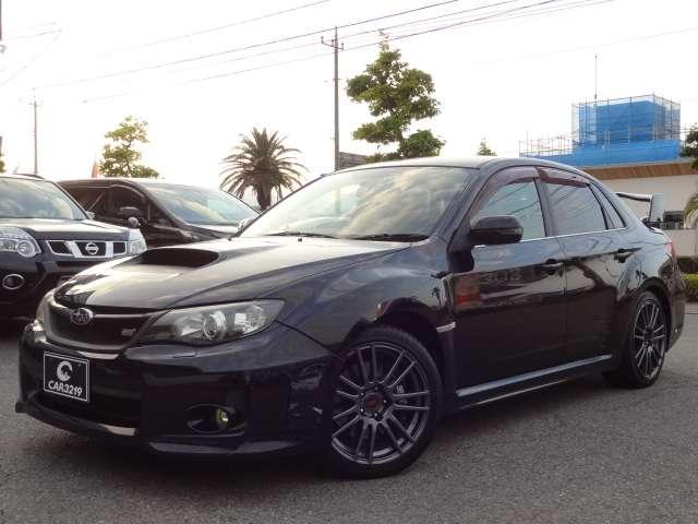 インプレッサ WRX STi 6速MT C型 タイベル交換済み リアスポイラー STIアルミホイール ブルーレイ視聴可社外ナビ TV Bluetooth ETC スマートキー ハーフレザーシート パワーシート オートエアコン(6枚目)