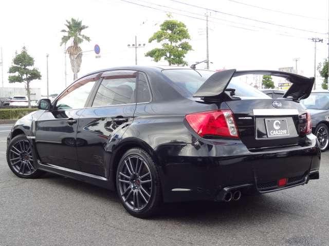 インプレッサ WRX STi 6速MT C型 タイベル交換済み リアスポイラー STIアルミホイール ブルーレイ視聴可社外ナビ TV Bluetooth ETC スマートキー ハーフレザーシート パワーシート オートエアコン(10枚目)
