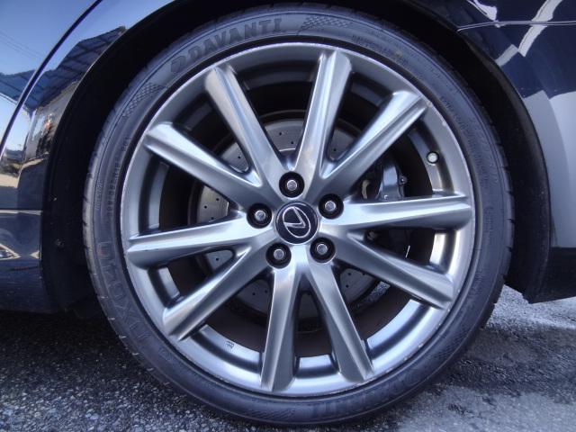 IS F ベースグレード 黒革シート パワーシート シートヒーター クリアランスソナー クルコン 純正HDDナビ バックカメラ TV Bluetooth ステアリングリモコン ETC スマートキー オートライト HIDライト(34枚目)