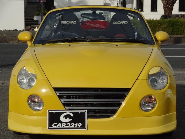 コペン ２ｎｄアニバーサリーエディション　５速ＭＴ　電動オープン動作確認済　エアロ　ＲＡＹＳアルミ　Ｄ－ＳＰＯＲＴマフラー　ＢＬＩＴＺ車高調　ＲＥＣＡＲＯ　シートヒーター　ＭＯＭＯステアリング　社外ナビ　バックカメラ　ＴＶ　Ｂｌｕｅｔｏｏｔｈ（3枚目）