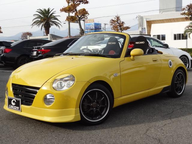 コペン ２ｎｄアニバーサリーエディション　５速ＭＴ　電動オープン動作確認済　エアロ　ＲＡＹＳアルミ　Ｄ－ＳＰＯＲＴマフラー　ＢＬＩＴＺ車高調　ＲＥＣＡＲＯ　シートヒーター　ＭＯＭＯステアリング　社外ナビ　バックカメラ　ＴＶ　Ｂｌｕｅｔｏｏｔｈ（6枚目）