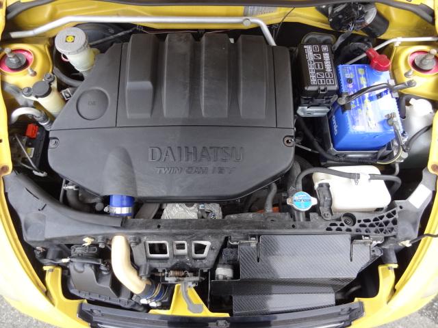 コペン ２ｎｄアニバーサリーエディション　５速ＭＴ　電動オープン動作確認済　エアロ　ＲＡＹＳアルミ　Ｄ－ＳＰＯＲＴマフラー　ＢＬＩＴＺ車高調　ＲＥＣＡＲＯ　シートヒーター　ＭＯＭＯステアリング　社外ナビ　バックカメラ　ＴＶ　Ｂｌｕｅｔｏｏｔｈ（27枚目）