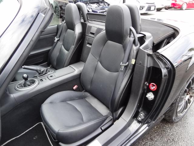 ロードスター ＲＳ　後期型　６速ＭＴ　ＡｕｔｏＥｘｅマフラー　ＡＤＶＡＮＲａｃｉｎｇアルミ　ＢＬＩＴＺ車高調　レザーシート　シートヒーター　ナビ　ＴＶ　Ｂｌｕｅｔｏｏｔｈ　ＥＴＣ　ステアリングリモコン　スマートキー（17枚目）