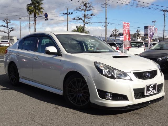 レガシィB4 2.5GT Sパッケージ 6速MT タイベル交換済 HKSマフラー HKSブローオフ メタルキャタライザー STIフロントスポイラー STIアルミ 純正OPメッシュグリル レザーシート シートヒーター HDDナビ クルコン(9枚目)