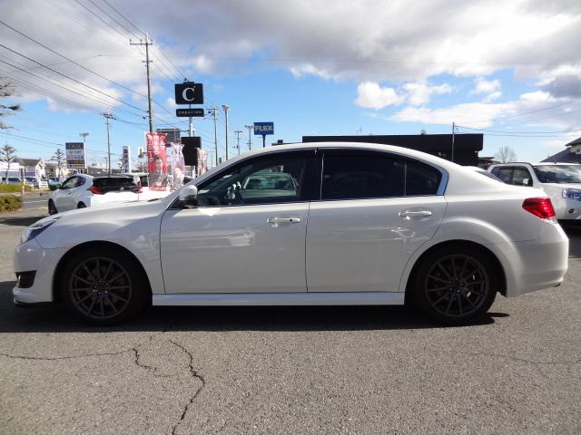 レガシィB4 2.5GT Sパッケージ 6速MT タイベル交換済 HKSマフラー HKSブローオフ メタルキャタライザー STIフロントスポイラー STIアルミ 純正OPメッシュグリル レザーシート シートヒーター HDDナビ クルコン(12枚目)