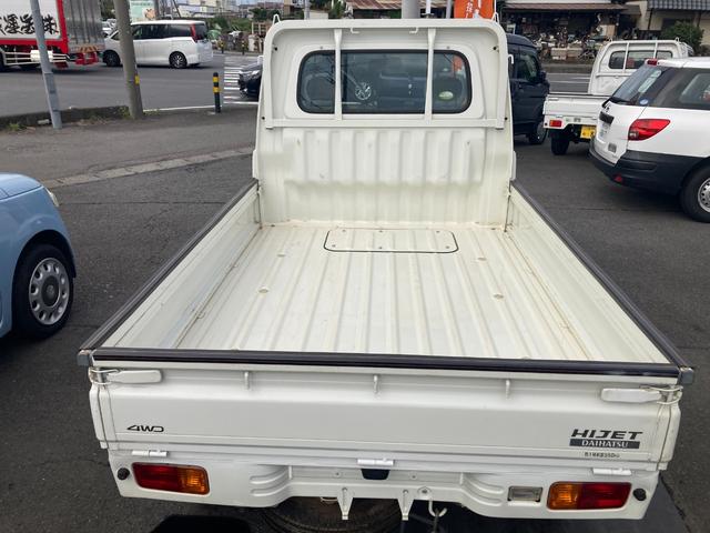 ハイゼットトラック エアコン・パワステ　スペシャル　４ＷＤ　ＭＴ　エアコン　パワーステアリング　取説記録簿　スペアキー　走行１２．０００ｋｍ（16枚目）