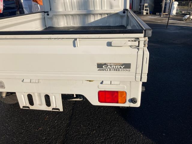 キャリイトラック ＫＣエアコン・パワステ　４ＷＤ　ＭＴ　エアコン　パワーステアリング　走行２１．０００ｋｍ（40枚目）
