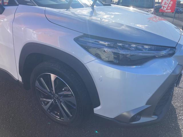 カローラクロス ハイブリッド　Ｚ　ドライブレコーダー　全周囲カメラ　オートクルーズコントロール　レーンアシスト　パワーシート　パークアシスト　衝突被害軽減システム　サンルーフ　ターボ　ナビ　ＴＶ　オートマチックハイビーム（27枚目）