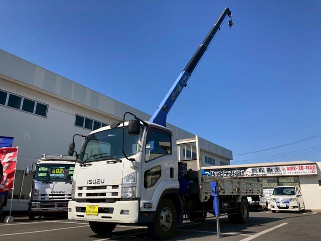 フォワード クレーン4段ラジコンフックイン2.93トン吊2.7トン積載 4段クレーン5400ボディ標準幅2.7トン積載ラジコンフックイン4HK1タダノZE304HR2.93トン吊ユニック電格ミラー集中ロック8トン限定免許アウトリガリーフMT6マニュアル4トン中型トラック(5枚目)