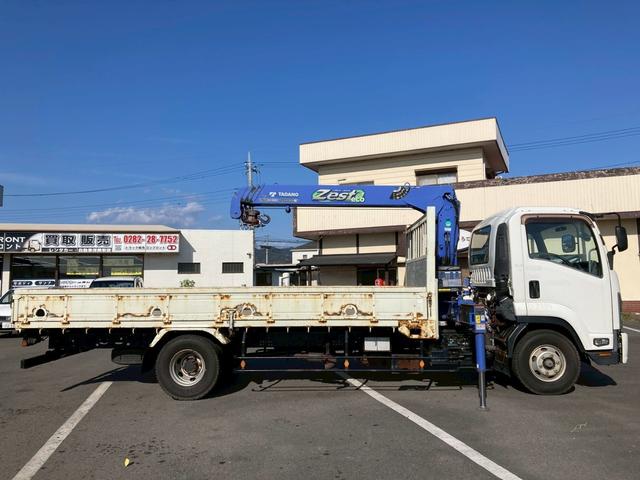 フォワード クレーン4段ラジコンフックイン2.93トン吊2.7トン積載 4段クレーン5400ボディ標準幅2.7トン積載ラジコンフックイン4HK1タダノZE304HR2.93トン吊ユニック電格ミラー集中ロック8トン限定免許アウトリガリーフMT6マニュアル4トン中型トラック(24枚目)