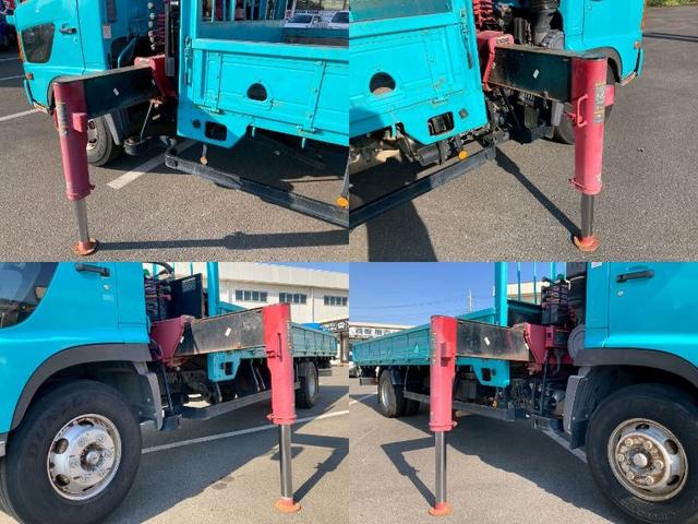 ヒノレンジャー クレーン４段ラジコン古河ユニック５６００ボディ標準幅４トン　４段クレーン中型トラック４トン２．９３トン吊ラジコン２．７５トン積載古河ユニック５６００ボディ標準幅ＵＲＵ３４４ＮアウトリガＪ０５Ｄ電格ミラーＥＴＣ８トン限定免許マニュアルＭＴ６リーフサスペンション（18枚目）