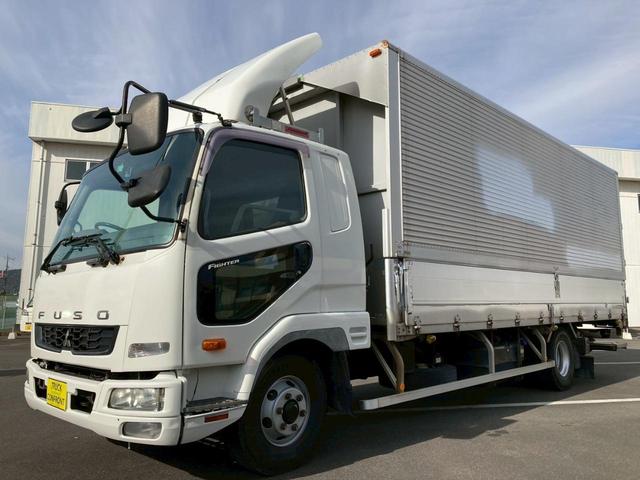 ファイター アルミウイング格納ＰＧワイド６２００ボディ２．５５トン積載　ワイド６２００ボディ格納ゲートラッシング２段２．５５トン積載　ベッド集中ロック電格ミラーバックモニターＥＴＣＡＢＳＰＳＰＷエアバック坂道補助燃焼装置アドブルー中型トラック４トンベット４ｔパワーゲート（4枚目）