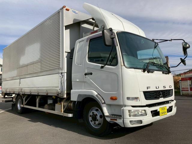 ファイター アルミウイング格納ＰＧワイド６２００ボディ２．５５トン積載　ワイド６２００ボディ格納ゲートラッシング２段２．５５トン積載　ベッド集中ロック電格ミラーバックモニターＥＴＣＡＢＳＰＳＰＷエアバック坂道補助燃焼装置アドブルー中型トラック４トンベット４ｔパワーゲート（8枚目）