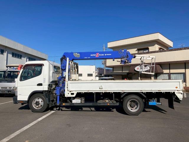 キャンター ５段クレーンワイド超ロング３．２５ｔ積載タダノラジコン付　５段クレーンワイド超ロング３．２５ｔ積載タダノラジコン付リアアウトリガー　フックイン　スタットレスタイヤＥＴＣ集中ロック電格ミラーＰＷＰＳＡＢＳアドブルー燃焼装置エアバックユニック車小型（12枚目）