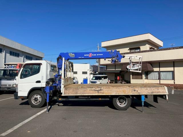 キャンター ５段クレーンワイド超ロング３．２５ｔ積載タダノラジコン付　５段クレーンワイド超ロング３．２５ｔ積載タダノラジコン付リアアウトリガー　フックイン　スタットレスタイヤＥＴＣ集中ロック電格ミラーＰＷＰＳＡＢＳアドブルー燃焼装置エアバックユニック車小型（15枚目）