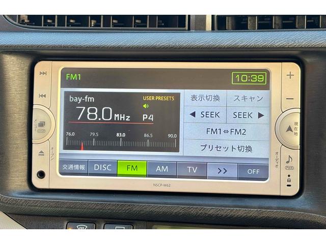アクア S ETC バックカメラ ナビ TV アルミホイール スマートキー アイドリングストップ 電動格納ミラー CVT 衝突安全ボディ 記録簿 ABS ESC CD エアコン パワーステアリング(61枚目)