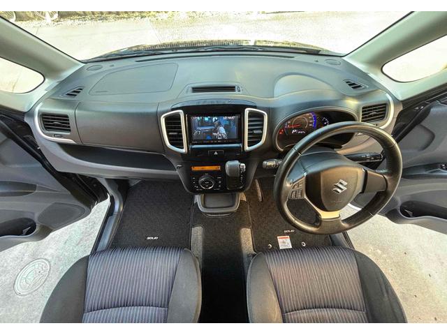 ソリオバンディット ベースグレード ETC バックカメラ ナビ TV 両側電動スライドドア オートライト HID スマートキー 電動格納ミラー ウォークスルー CVT アルミホイール CD DVD再生 USB Bluetooth 記録簿(34枚目)