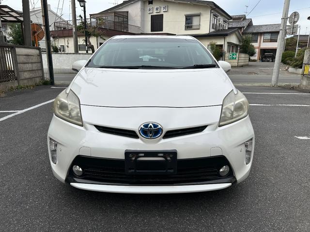 プリウス S アイドリングストップ搭載 インテリキー デュアルエアバック エアB イモビライザー AUTOエアコン 横スベリ防止 衝突安全ボディ ABS サイドエアバッグ パワーステアリング パワーウィンドウ(7枚目)