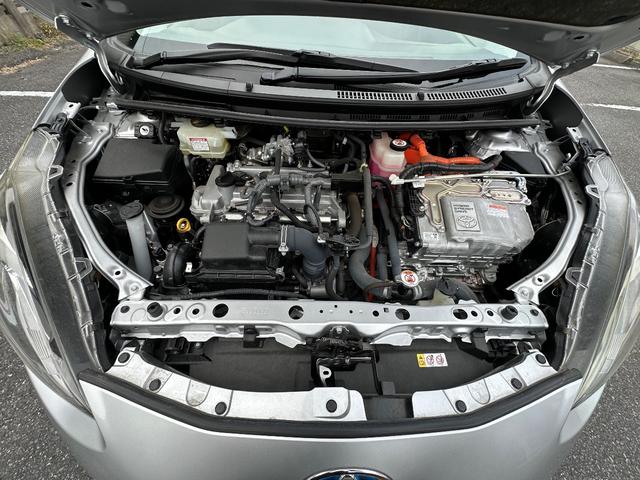 アクア S 禁煙 格納ミラー 車線逸脱警報システム BLUETOOTH キーレスエントリ 安全ボディ LEDヘッドライト ドラレコ付 イモビ ナビ&TV オートエアコン デュアルエアバック ESC Bカメラ(25枚目)