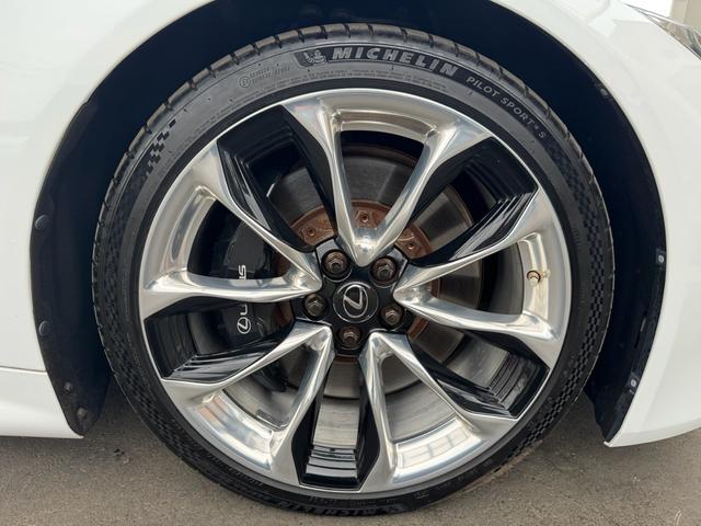 LC LC500 Lパッケージ マークレビンソン ガラスルーフ 白革シート パンテーラセキュリティー スペアキー 記録簿 純正21AW BSM ナビ フルセグ ETC2.0(15枚目)