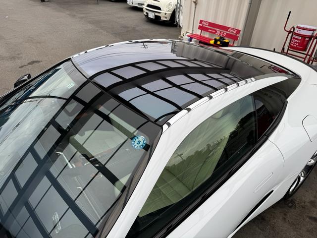 LC LC500 Lパッケージ マークレビンソン ガラスルーフ 白革シート パンテーラセキュリティー スペアキー 記録簿 純正21AW BSM ナビ フルセグ ETC2.0(22枚目)
