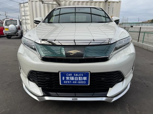 ハリアー プレミアム メタル アンド レザーパッケージ 買取車 モデリスタエアロ 記録簿 カードキー スペアキー フルセグ 走行中TV視聴 本革シート ナビ ETC 純正AW(4枚目)