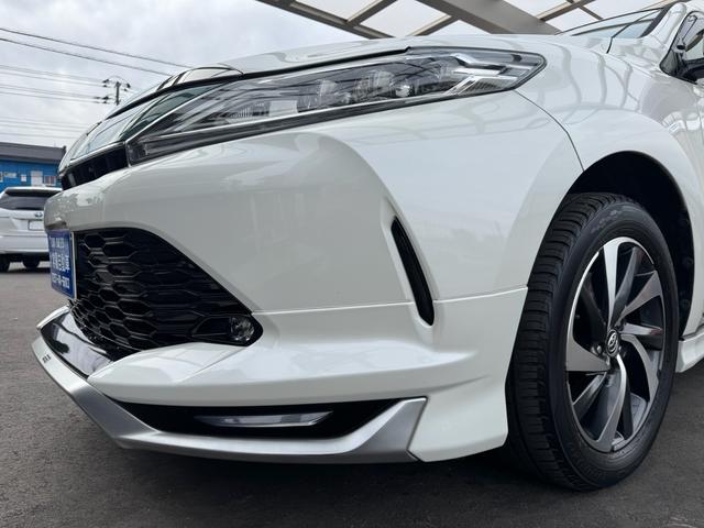 ハリアー プレミアム メタル アンド レザーパッケージ 買取車 モデリスタエアロ 記録簿 カードキー スペアキー フルセグ 走行中TV視聴 本革シート ナビ ETC 純正AW(20枚目)