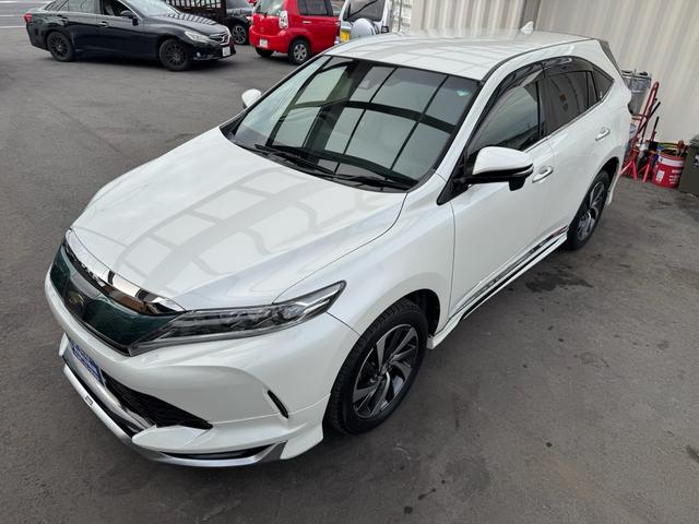 ハリアー プレミアム メタル アンド レザーパッケージ 買取車 モデリスタエアロ 記録簿 カードキー スペアキー フルセグ 走行中TV視聴 本革シート ナビ ETC 純正AW(25枚目)