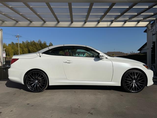 ＩＳ ＩＳ２５０Ｃ　バージョンＬ　平成２５年３月登録　ＴＯＭＳ２０インチＡＷ　赤革シート　クルーズコントロール　スペアキー　記録簿　ナビ　フルセグ　ＥＴＣ　バックカメラ　クリアランスソナー　ドラレコ（24枚目）