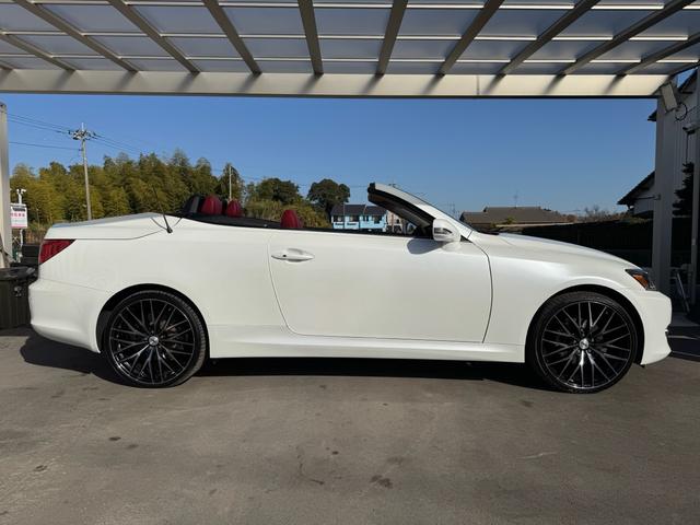 ＩＳ ＩＳ２５０Ｃ　バージョンＬ　平成２５年３月登録　ＴＯＭＳ２０インチＡＷ　赤革シート　クルーズコントロール　スペアキー　記録簿　ナビ　フルセグ　ＥＴＣ　バックカメラ　クリアランスソナー　ドラレコ（25枚目）