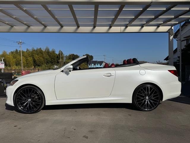 ＩＳ ＩＳ２５０Ｃ　バージョンＬ　平成２５年３月登録　ＴＯＭＳ２０インチＡＷ　赤革シート　クルーズコントロール　スペアキー　記録簿　ナビ　フルセグ　ＥＴＣ　バックカメラ　クリアランスソナー　ドラレコ（27枚目）