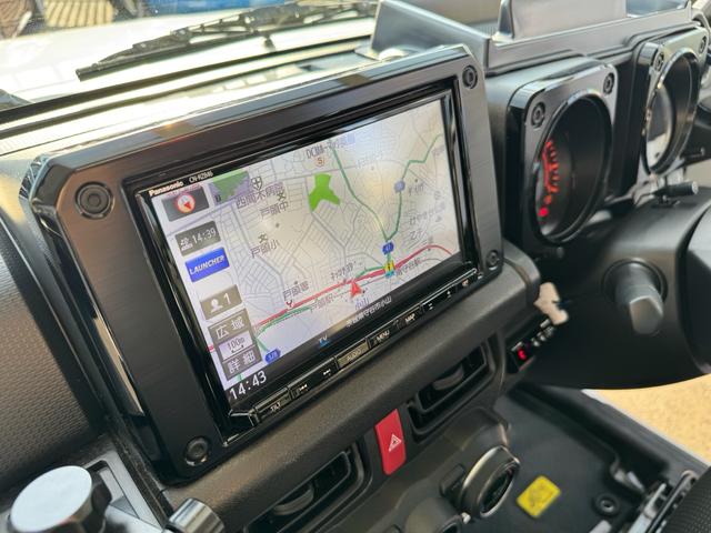 ジムニー 　ＧＩＧＥＡＲルーフラック　ディフェンダーグリル　ＭＥＴＡＬＲＯＣＫ１６インチホイール　ＷＡＲＮ電動ウインチＶＲ－Ｘ　ＷＩＬＤＧＯＯＳＥＲＶ４ウインチバンパー、マフラー　３インチリフトＦＲラテラル（45枚目）