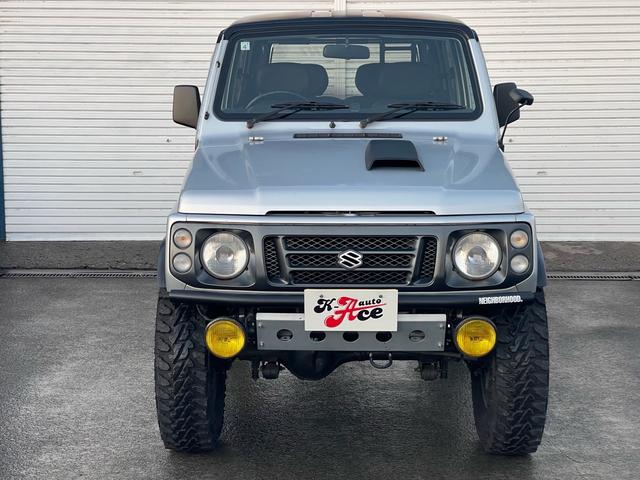 ジムニー ワイルドウインド リビルトエンジン載せ替え/2インチリフトアップ/社外バンパー/社外マフラー/タンクガード/社外16インチ/235/85/16/社外エアクリーナ/(2枚目)