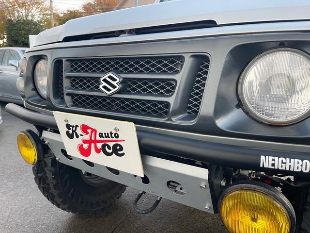 ジムニー ワイルドウインド リビルトエンジン載せ替え/2インチリフトアップ/社外バンパー/社外マフラー/タンクガード/社外16インチ/235/85/16/社外エアクリーナ/(32枚目)