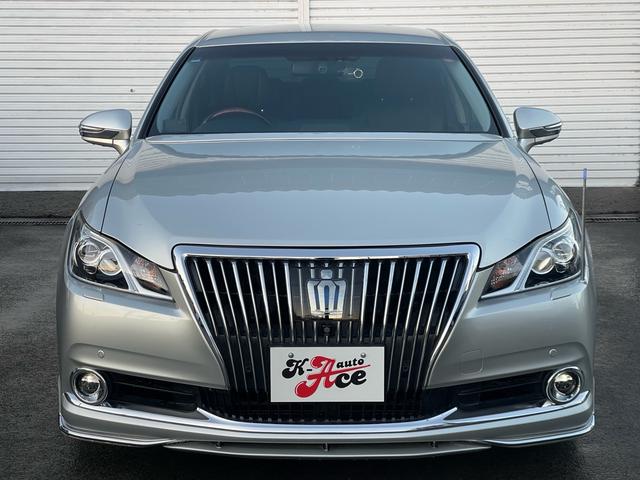 クラウンマジェスタ Ｆバージョン　イデアルエアサス／モデリスタエアロ／３６０°カメラ／前後ソナー／衝突軽減／黒革／エアシート／ヒーター／純正ナビ／純正アルミ／スマートキー／ＥＴＣ／（2枚目）