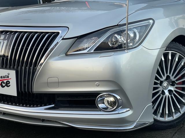 クラウンマジェスタ Ｆバージョン　イデアルエアサス／モデリスタエアロ／３６０°カメラ／前後ソナー／衝突軽減／黒革／エアシート／ヒーター／純正ナビ／純正アルミ／スマートキー／ＥＴＣ／（5枚目）