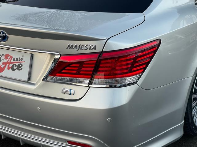 クラウンマジェスタ Ｆバージョン　イデアルエアサス／モデリスタエアロ／３６０°カメラ／前後ソナー／衝突軽減／黒革／エアシート／ヒーター／純正ナビ／純正アルミ／スマートキー／ＥＴＣ／（14枚目）