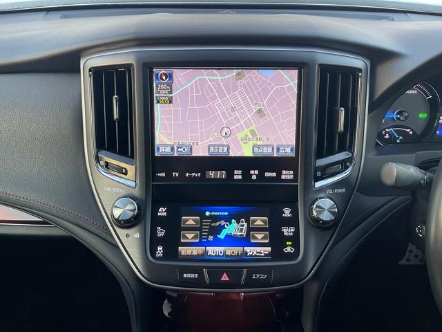 クラウンマジェスタ Ｆバージョン　イデアルエアサス／モデリスタエアロ／３６０°カメラ／前後ソナー／衝突軽減／黒革／エアシート／ヒーター／純正ナビ／純正アルミ／スマートキー／ＥＴＣ／（17枚目）