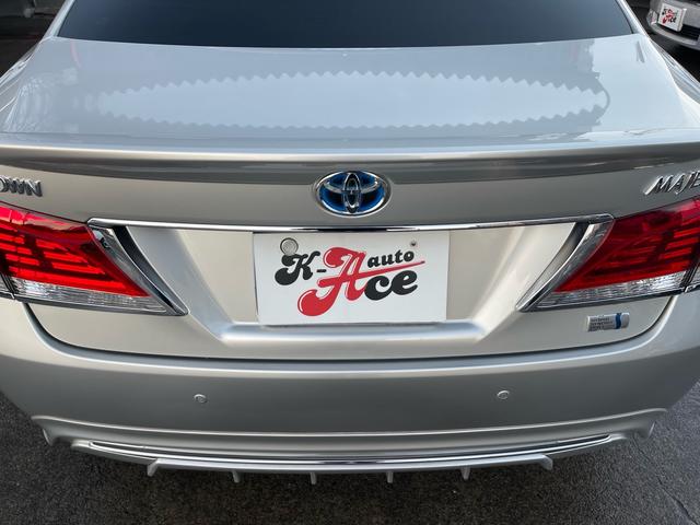 クラウンマジェスタ Ｆバージョン　イデアルエアサス／モデリスタエアロ／３６０°カメラ／前後ソナー／衝突軽減／黒革／エアシート／ヒーター／純正ナビ／純正アルミ／スマートキー／ＥＴＣ／（56枚目）