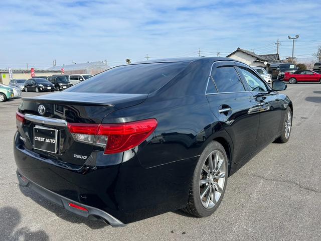 マークＸ ２５０Ｇ　Ｓパッケージ・イエローレーベル　ユーザー買取車／純正ナビ／ＴＶ／バックカメラ／Ｂｌｕｅｔｏｏｔｈオーディオ／エンジンプッシュスタート／オートエアコン／オートライト／純正１８インチＡＷ／パワーシート／（4枚目）