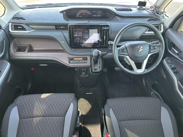 ソリオバンディット ハイブリッドＭＶ　ユーザー買取車／ワンオーナー車／アンドロイドナビ／フルセグ／３６０度カメラ／Ｂｌｕｅｔｏｏｔｈオーディオ／シートヒーター／ヘッドアップディスプレイ／コーナーセンサー／（10枚目）