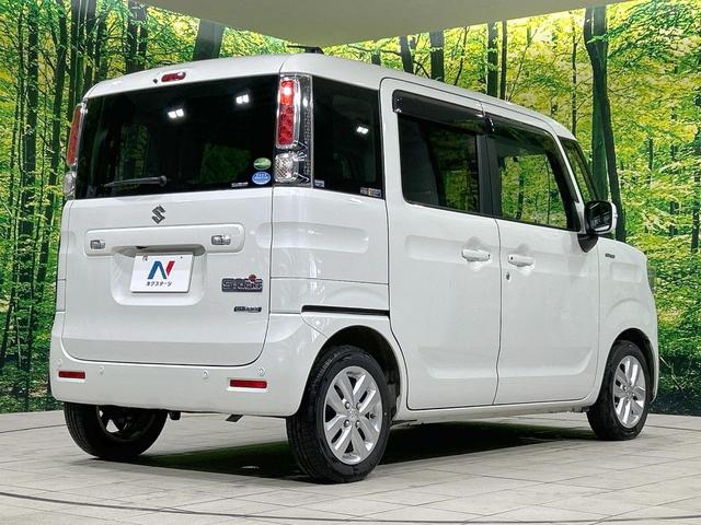スペーシア ハイブリッドＸ　両側電動スライドドア　純正ナビ　バックカメラ　セーフティサポート　禁煙車　ＬＥＤヘッド　車線逸脱警報　誤発進抑制機能　オートライト　オートエアコン　Ｂｌｕｅｔｏｏｔｈ再生　ＣＤ／ＤＶＤ再生　フルセグ（17枚目）