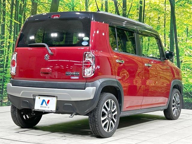 ハスラー ＪスタイルＩＩ　純正ナビ　全周囲カメラ　デュアルカメラブレーキサポート　禁煙車　ハーフレザー　シートヒーター　ＨＩＤヘッド　誤発進抑制機能　車線逸脱警報　先行車発進告知機能　ふらつき警報　ルーフレール　オートライト（17枚目）