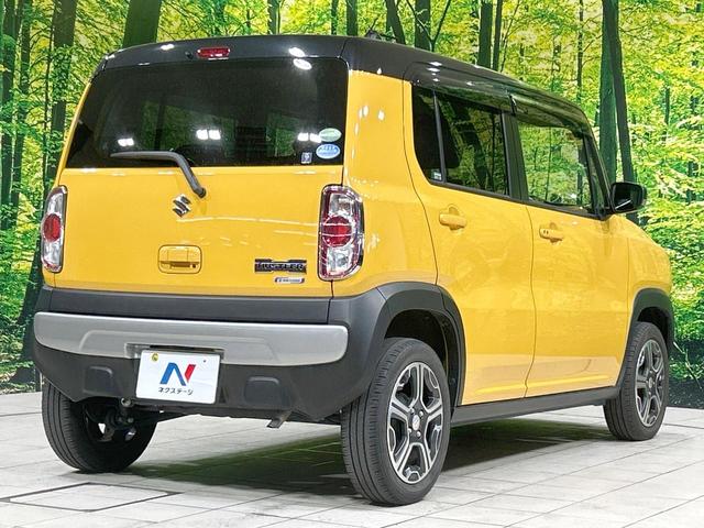ハスラー Ｘ　ポータブルナビ　デュアルカメラブレーキサポート　禁煙車　シートヒーター　ＨＩＤヘッド　誤発進抑制機能　車線逸脱警報　ふらつき警報　先行車発進お知らせ機能　オートライト　オートエアコン　１５インチＡＷ（17枚目）