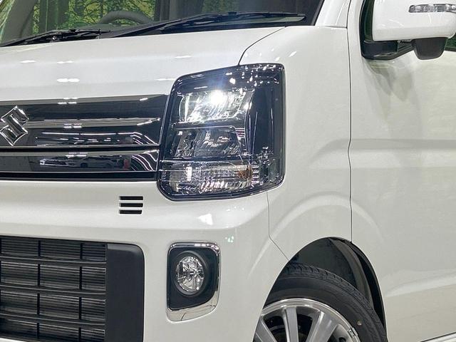 エブリイワゴン ＰＺターボスペシャル　届出済未使用車　セーフティサポート　両側電動スライドドア　電動オートステップ　スマートキー　ＬＥＤヘッド　オートライト　シートヒーター　オートエアコン　純正１４インチＡＷ　純正革巻きステアリング（12枚目）
