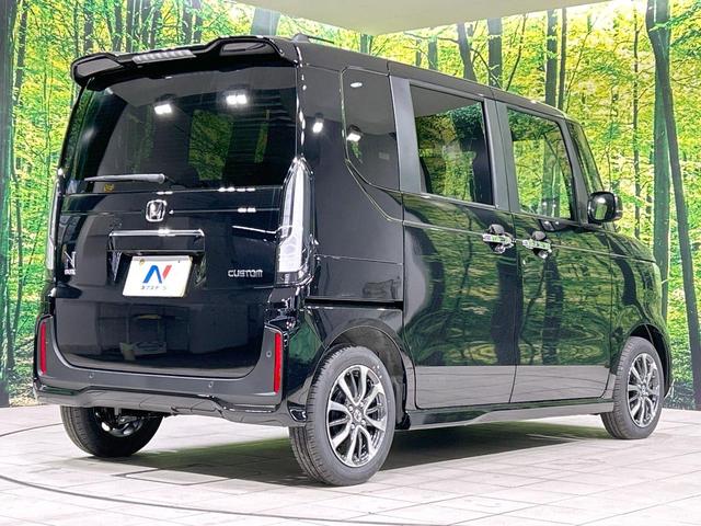 N-BOXカスタム ベースグレード 届出済未使用車 電動スライドドア ホンダセンシング アダプティブクルーズ コーナーセンサー スマートキー LEDヘッド オートハイビーム オートエアコン 電動パーキングブレーキ 純正14インチAW(17枚目)