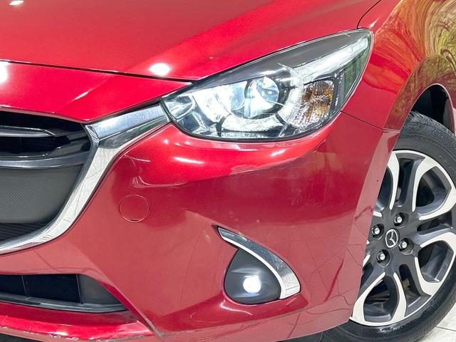 デミオ XDツーリング 純正ナビ 衝突軽減 禁煙車 前席シートヒーター スマートキー LEDヘッド クルコン オートライト オートエアコン 純正16インチAW Bluetooth DVD/CD再生 フルセグ フォグライト(12枚目)