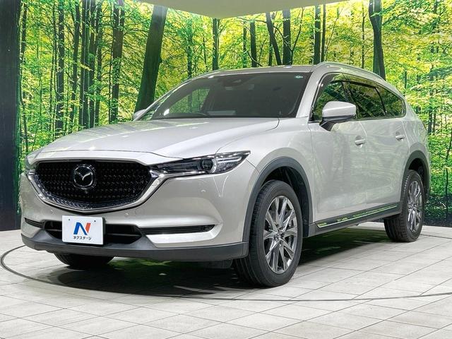 CX-8 XD Lパッケージ 7人乗り 純正10型ナビ 後席モニター 全周囲カメラ BOSEサウンド 衝突軽減 レーダークルーズ 禁煙車 電動リアゲート レザーシート 前席シートエアコン コーナーセンサー(25枚目)