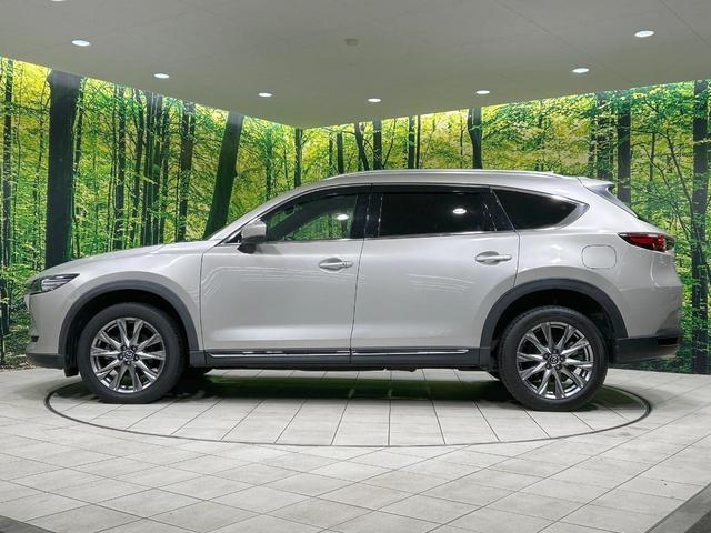 CX-8 XD Lパッケージ 7人乗り 純正10型ナビ 後席モニター 全周囲カメラ BOSEサウンド 衝突軽減 レーダークルーズ 禁煙車 電動リアゲート レザーシート 前席シートエアコン コーナーセンサー(27枚目)