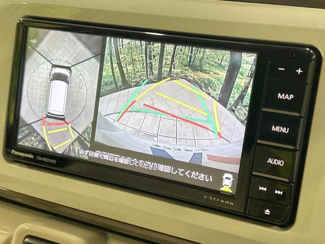 ムーヴキャンバス ＧメイクアップＶＳ　ＳＡＩＩＩ　両側電動スライドドア　ＳＤナビ　全周囲カメラ　スマートアシストＩＩＩ　禁煙車　シートヒーター　コーナーセンサー　スマートキー　ＬＥＤヘッド　ＥＴＣ　オートハイビーム　オートエアコン　ＬＥＤフォグ（5枚目）